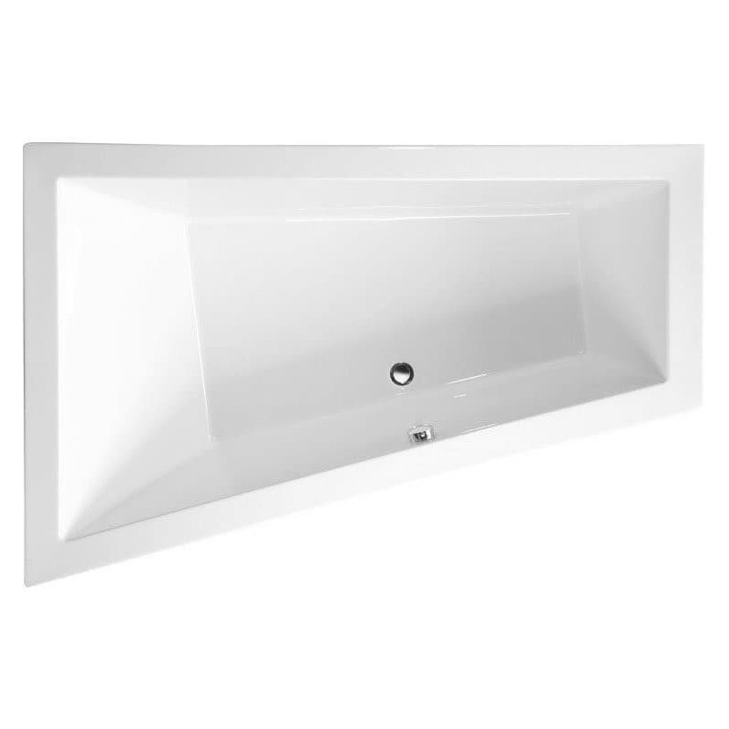 Asymetrická vana Polysan TRIANGL L SLIM 120x180 cm akrylát levá 19611S