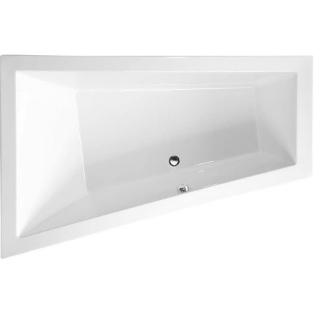 Asymetrická vana Polysan TRIANGL L SLIM 120x180 cm akrylát levá 19611S