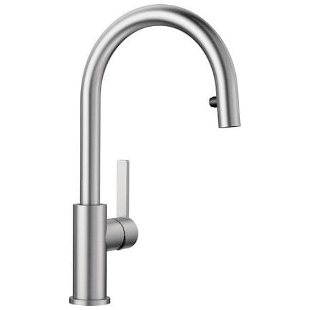Dřezová baterie Blanco Candor-S s vytahovací sprškou nerez kartáčovaná 525125