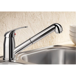 Dřezová baterie Blanco Daras - S s vytahovací sprškou chrom 519724