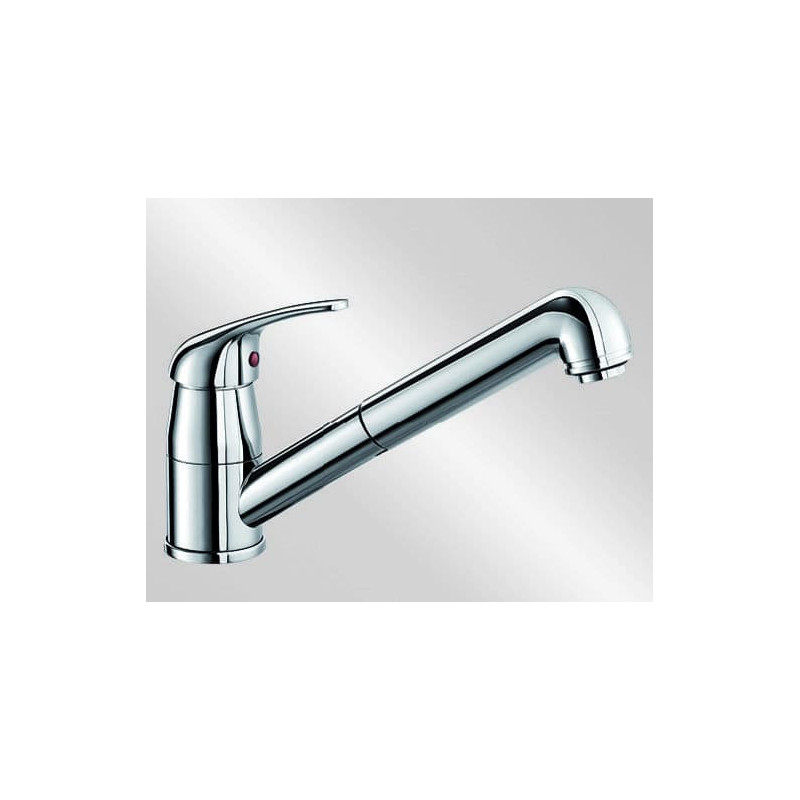 Dřezová baterie Blanco Daras - S s vytahovací sprškou chrom 519724