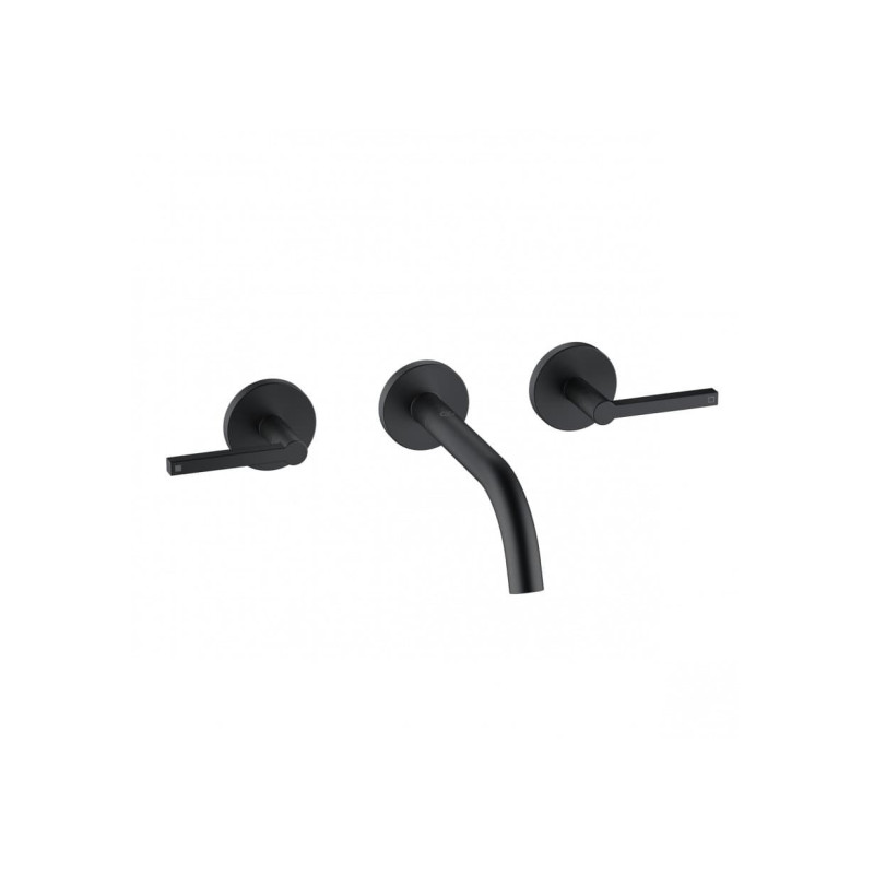 Umyvadlová baterie Kludi Nova Fonte včetně podomítkového tělesa černá 201443915