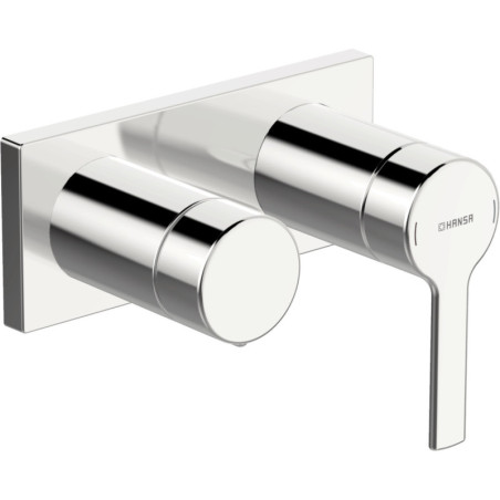 Sprchová a vanová baterie Hansa Ronda bez podomítkového tělesa Chrom 44599583