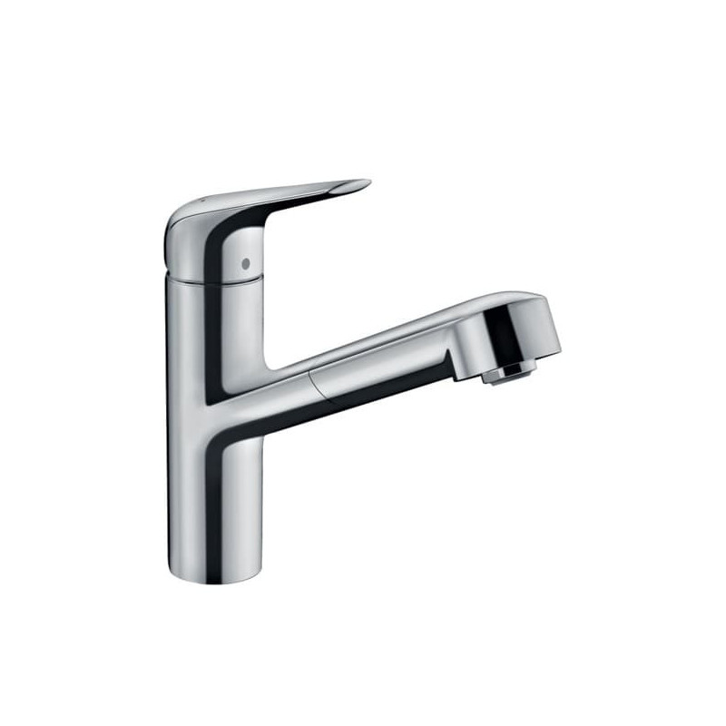Dřezová baterie Hansgrohe Focus M42 s vytahovací sprškou chrom 71814000