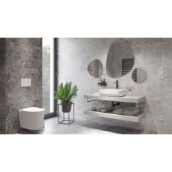 Ovládací tlačítko SAT plast bílá-mat/chrom lesk SATAT76