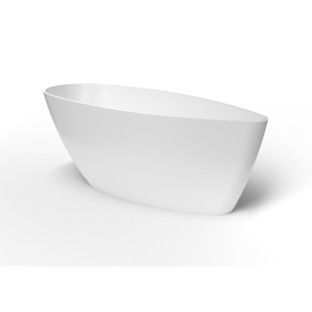 Volně stojící vana SAT 159,2x70,5 cm litý mramor SATLOL160