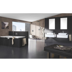 Sprchová a vanová baterie GROHE Smart Control bez podomítkového tělesa kartáčovaný Hard Graphite 29126AL0