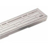 Rošt Tece Drainline 65 cm kartáčovaná nerez basic 600711