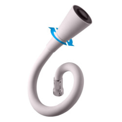 Dřezová baterie RAV SLEZÁK Sázava se silikonovým ramínkem 150 mm šedá/chrom SA002.5/13S