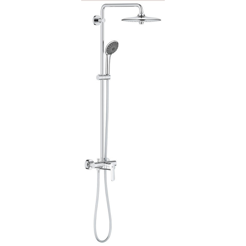 Sprchový systém GROHE Vitalio Joy na stěnu s pákovou baterií chrom 27684001