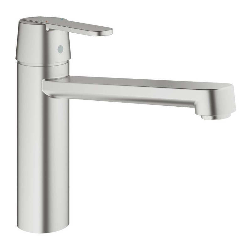 Dřezová baterie GROHE Get s otočným ramínkem supersteel 30196DC0