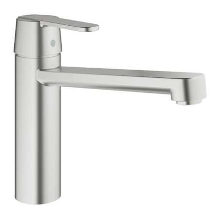 Dřezová baterie GROHE Get s otočným ramínkem supersteel 30196DC0