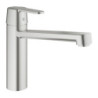 Dřezová baterie GROHE Get s otočným ramínkem supersteel 30196DC0