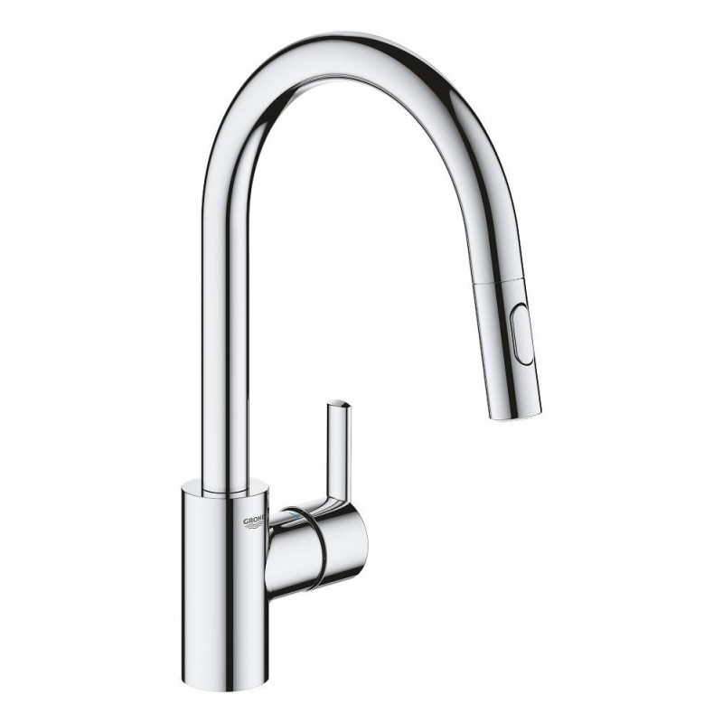 Dřezová baterie GROHE Feel s vytahovací sprškou, 2 proudy chrom 31486001
