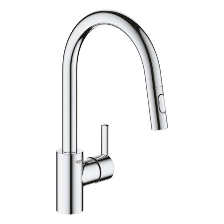 Dřezová baterie GROHE Feel s vytahovací sprškou, 2 proudy chrom 31486001