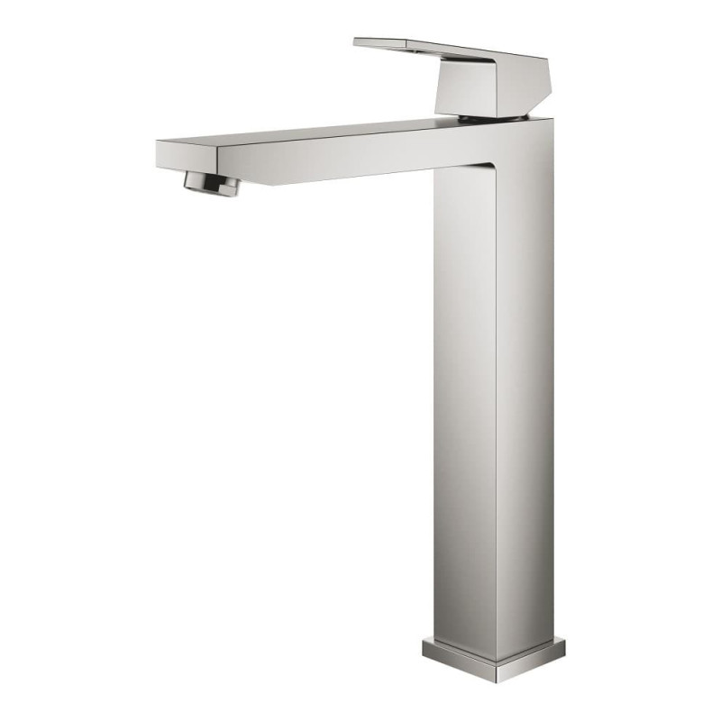 Vysoká umyvadlová baterie GROHE Eurocube bez výpusti supersteel 23406DC0