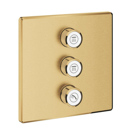 Sprchová a vanová baterie GROHE Grohtherm Smartcontrol bez podomítkového tělesa kartáčovaný Cool Sunrise 29127GN0