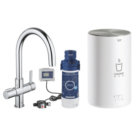 Dřezová baterie GROHE Red chrom 30320000