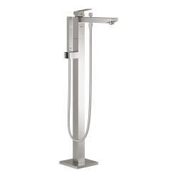 Vanová baterie GROHE Eurocube se sprchovým setem supersteel 23672DC1