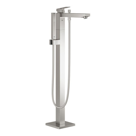 Vanová baterie GROHE Eurocube se sprchovým setem supersteel 23672DC1