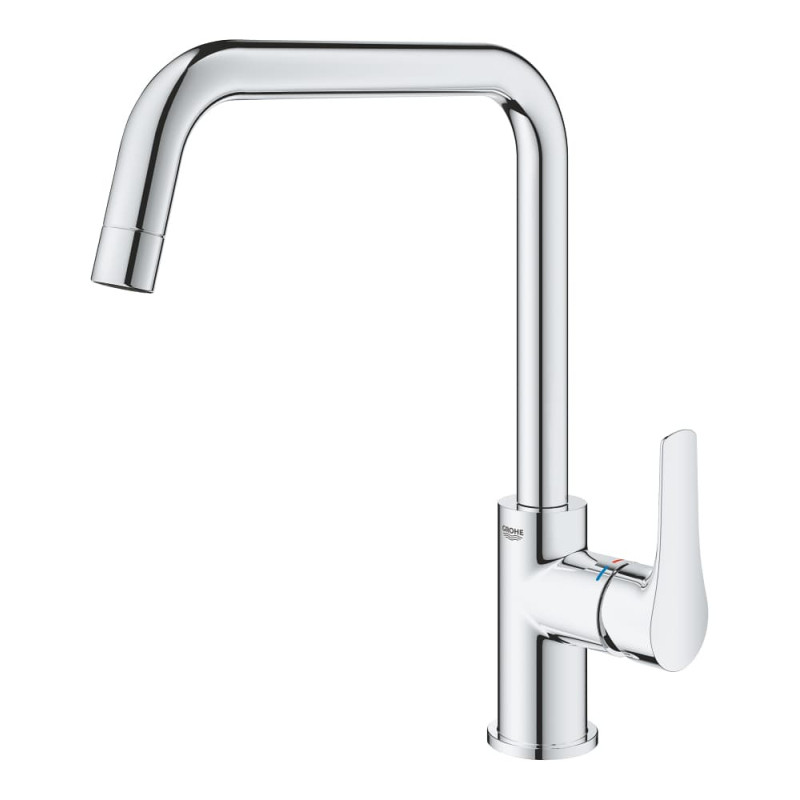 Dřezová baterie GROHE Eurosmart New s otočným ramínkem chrom 30567000