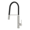 Dřezová baterie GROHE Feel s vytahovací sprškou, 2 proudy supersteel 31489DC0