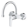 Dřezová baterie GROHE Eurosmart New s otočným ramínkem 150 mm chrom 32482003