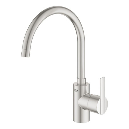 Dřezová baterie GROHE Feel s otočným ramínkem supersteel 32670DC2