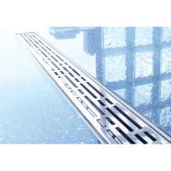 Rošt Tece Drainline 65 cm kartáčovaná nerez organic 600761