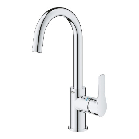Vysoká umyvadlová baterie GROHE Eurosmart New s výpustí chrom 23537003