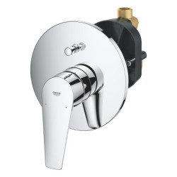 Sprchová a vanová baterie GROHE BauEdge  včetně podomítkového tělesa chrom 29079001