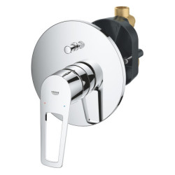 Sprchová a vanová baterie GROHE BauLoop včetně podomítkového tělesa chrom 29081001