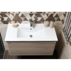 Koupelnová skříňka s umyvadlem Naturel Ancona 100x45x46 cm akácie ANCONA2100DV