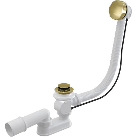 Sifon vanový Alca automat komplet kov, zlatá lesklá A55KGP