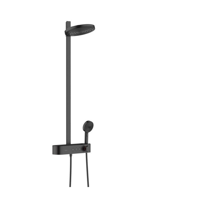 Sprchový systém Hansgrohe Pulsify na stěnu s termostatickou baterií matná černá 24240670