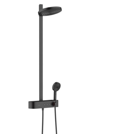 Sprchový systém Hansgrohe Pulsify na stěnu s termostatickou baterií matná černá 24240670