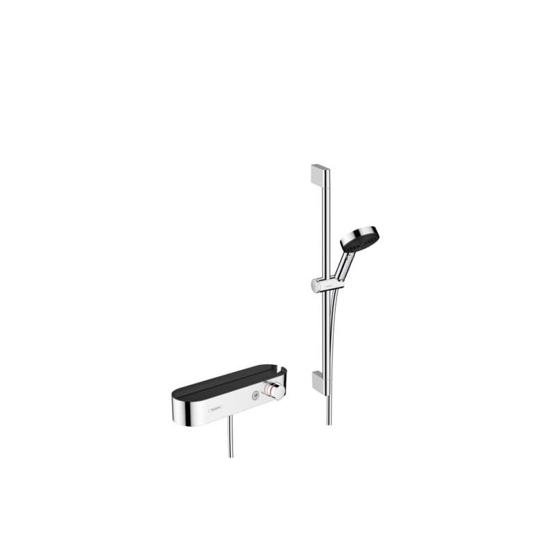 Sprchový set Hansgrohe Pulsify Select na stěnu s termostatickou baterií chrom 24260000