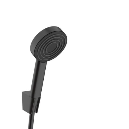 Sprchová hlavice s hadicí Hansgrohe Pulsify na stěnu matná černá 24301670