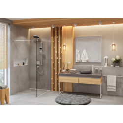 Sprchové rameno Hansgrohe Pulsify na stěnu matná bílá 24149700