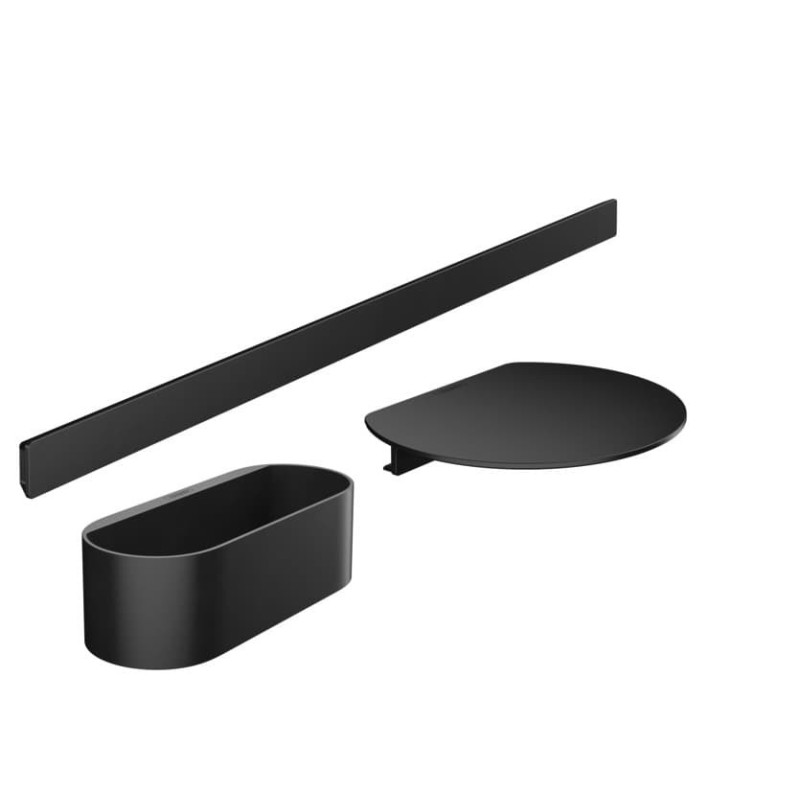 Sada doplňků Hansgrohe WallStoris matná černá 27966670