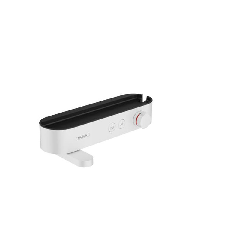 Vanová baterie Hansgrohe ShowerTablet Select s poličkou 150 mm matná bílá 24340700