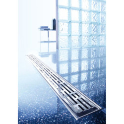 Rošt Tece Drainline 115 cm kartáčovaná nerez basic 601211