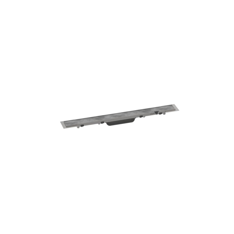 Sprchový žlab Hansgrohe RainDrain Rock 60 cm nerez 56029000