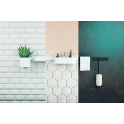 Hansgrohe WallStoris nástěnná tyč 700 mm matná bílá 27904700