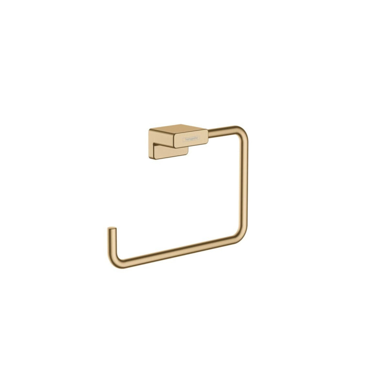 Držák ručníků Hansgrohe AddStoris kartáčovaný bronz 41754140