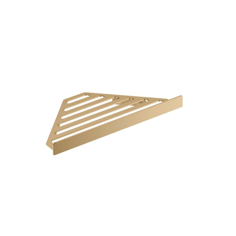 Rohová polička Hansgrohe AddStoris kartáčovaný bronz 41741140