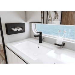 Zásobník na hygienické sáčky Hansgrohe AddStoris matná černá 41774670