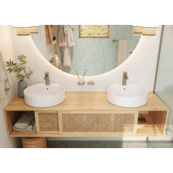 Držák ručníků Hansgrohe AddStoris kartáčovaný bronz 41747140