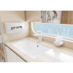 Zásobník na hygienické sáčky Hansgrohe AddStoris matná bílá 41774700