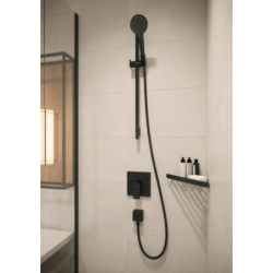 Rohová polička Hansgrohe AddStoris matná černá 41741670